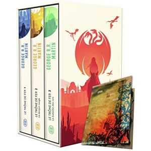 Martin, George R.R. Le Trône de Fer, I à III: Tome 1, Le trône de fer ; Tome 2, Le donjon rouge ; Tome 3, La bataille des rois. Avec une carte Martin, George R.R. Le Trône de Fer, I à III: Tome 1, Le trône de fer ; Tome 2, Le donjon rouge ; Tome 3, La bataille des rois. Avec une carte