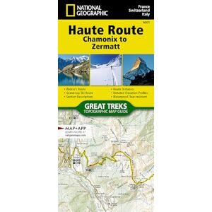 National Geographic Haute Route Trail Map: Chamonix to Zermatt by – Waterproof Hiking Map for Alps Trekking in France & Switzerland – 4001 Trails ... ( Trails Illustrated Map) National Geographic Haute Route Trail Map: Chamonix to Zermatt by – Waterproof Hiking Map for Alps Trekking in France & Switzerland – 4001 Trails ... ( Trails Illustrated Map)