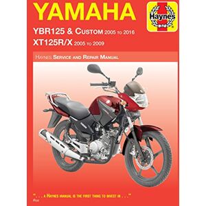 Haynes Yamaha YBR125 (05-16) & XT125R/X (05-09) Repair Manual Haynes Yamaha YBR125 (05-16) & XT125R/X (05-09) Repair Manual