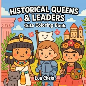 Cheia, Lua Historical Queens & Leaders: Cute Coloring Book Cheia, Lua Historical Queens & Leaders: Cute Coloring Book
