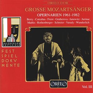 MOZARTSANGER SALZBURG VOL 3 MOZARTSANGER SALZBURG VOL 3