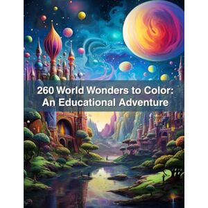 J. Sykes, Gary 260 World Wonders to Color: An Educational Adventure: Fun and Inspiring Coloring Book for Curious Minds and Travelers at Heart J. Sykes, Gary 260 World Wonders to Color: An Educational Adventure: Fun and Inspiring Coloring Book for Curious Minds and Travelers at Heart