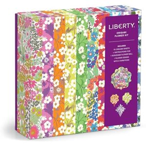 Galison Mudpuppy Liberty Classic Floral Origami Flower Kit Origami Kit Craft Kit 75 Sheets, 5 Designs, Ages 7+ Galison Mudpuppy Liberty Classic Floral Origami Flower Kit Origami Kit Craft Kit 75 Sheets, 5 Designs, Ages 7+
