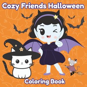 Books, Wild Irises Cozy Friends Halloween: Coloring Book Adorable Halloween Characters to Color for All Ages – Witches, Cats, Pumpkins, and Autumn Fun! (Halloween Fun) Books, Wild Irises Cozy Friends Halloween: Coloring Book Adorable Halloween Characters to Color for All Ages – Witches, Cats, Pumpkins, and Autumn Fun! (Halloween Fun)