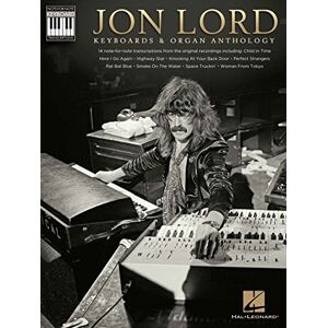 Various Jon Lord Keyboards & Organ Anthology.: Keyboards & Organ Anthology Keyboard Recorded Versions Various Jon Lord Keyboards & Organ Anthology.: Keyboards & Organ Anthology Keyboard Recorded Versions