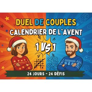 Krämer, Elin Duel de Couples – Calendrier de l'Avent: 24 jours de jeux, énigmes et de défis pour deux, rires et souvenirs inoubliables livre compte à rebours de Noël Krämer, Elin Duel de Couples – Calendrier de l'Avent: 24 jours de jeux, énigmes et de défis pour deux, rires et souvenirs inoubliables livre compte à rebours de Noël