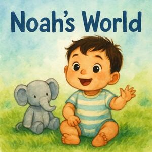 Mandarino, Samantha Noah’s World: A Personalized First Year Milestone Book for Babies and Toddlers: A Gentle Keepsake Book to Celebrate First Smiles, Steps, and Words (Three Hearts Personalized Baby Book Series (NOAH)) Mandarino, Samantha Noah’s World: A Personalized First Year Milestone Book for Babies and Toddlers: A Gentle Keepsake Book to Celebrate First Smiles, Steps, and Words (Three Hearts Personalized Baby Book Series (NOAH))