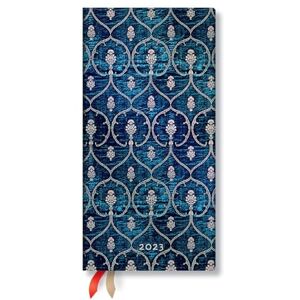 Paperblanks 12 Month Planners 2023 Blue Velvet Horizontal Slim (95 × 180 mm) Paperblanks 12 Month Planners 2023 Blue Velvet Horizontal Slim (95 × 180 mm)