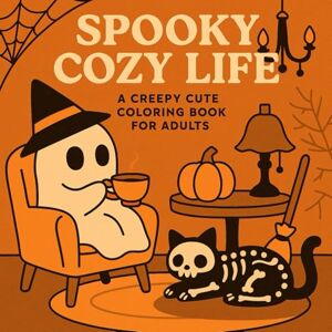 Smiling, LJ Spooky cozy coloring book: Coloring Book for Adults and Teens Featuring Cute and Creepy Halloween Cozy Hygge Moments for Relaxation 40 Bold & Easy Designs for Kids and Adults Smiling, LJ Spooky cozy coloring book: Coloring Book for Adults and Teens Featuring Cute and Creepy Halloween Cozy Hygge Moments for Relaxation 40 Bold & Easy Designs for Kids and Adults