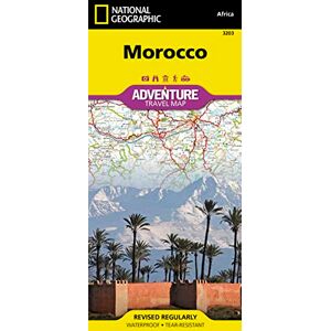 National Geographic Maps Morocco Map – Waterproof Travel Map by National Geographic Detailed Adventure Map of Morocco with Cities, Deserts & Mountains Tear-Resistant Road ... Map (National Geographic Adventure Map) National Geographic Maps Morocco Map – Waterproof Travel Map by National Geographic Detailed Adventure Map of Morocco with Cities, Deserts & Mountains Tear-Resistant Road ... Map (National Geographic Adventure Map)