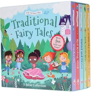 Sweet Cherry Publishing Traditional Fold Out Fairy Tales illustrated 5 Books Children’s Collection Box Set (Red Riding Hood, Cinderella, Goldilocks and the Three Bears, Hansel and Gretel & Jack and the Beanstalk) Sweet Cherry Publishing Traditional Fold Out Fairy Tales illustrated 5 Books Children’s Collection Box Set (Red Riding Hood, Cinderella, Goldilocks and the Three Bears, Hansel and Gretel & Jack and the Beanstalk)