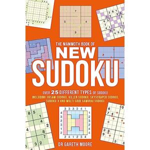 Moore, Dr Gareth The Mammoth Book of New Sudoku: Over 25 different types of Sudoku, including Jigsaw Sudoku, Killer Sudoku, Skyscraper Sudoku, Sudoku-X and multi-grid Samurai Sudoku (Mammoth Books) Moore, Dr Gareth The Mammoth Book of New Sudoku: Over 25 different types of Sudoku, including Jigsaw Sudoku, Killer Sudoku, Skyscraper Sudoku, Sudoku-X and multi-grid Samurai Sudoku (Mammoth Books)