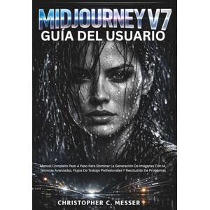 Messer, Christopher C. Midjourney V7 Guía Del Usuario: Manual Completo Paso A Paso Para Dominar La Generación De Imágenes Con IA, Técnicas Avanzadas, Flujos De Trabajo Profesionales Y Resolución De Problemas Messer, Christopher C. Midjourney V7 Guía Del Usuario: Manual Completo Paso A Paso Para Dominar La Generación De Imágenes Con IA, Técnicas Avanzadas, Flujos De Trabajo Profesionales Y Resolución De Problemas