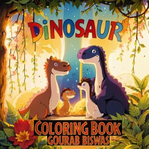 BISWAS, GOURAB DiNOSAUR COLORING BOOK: GHIBLI INSPIRED DiNOSAUR COLORING BOOK BISWAS, GOURAB DiNOSAUR COLORING BOOK: GHIBLI INSPIRED DiNOSAUR COLORING BOOK