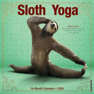 Willow Creek Press Sloth Yoga 2026 Wall Calendar Willow Creek Press Sloth Yoga 2026 Wall Calendar
