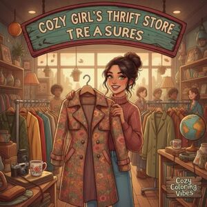 Vibes, Cozy Coloring Cozy Girl's Thrift Store Treasures: Funky & Retro Fashion Coloring Book Fun Easy Bold Line Designs of Vintage Outfits & Thrift Store Style ... Any Occasion (Aesthetic Vibes Coloring Book) Vibes, Cozy Coloring Cozy Girl's Thrift Store Treasures: Funky & Retro Fashion Coloring Book Fun Easy Bold Line Designs of Vintage Outfits & Thrift Store Style ... Any Occasion (Aesthetic Vibes Coloring Book)