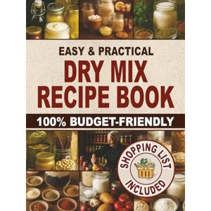 Hunt, Gerald Easy & Practical Dry Mix Recipe Book: 100% Budget-Friendly Homemade Recipes to Stock Up for Long-Term Storage & Shop Only Once a Month to Enjoy Stress-Free Cooking and Family Time Hunt, Gerald Easy & Practical Dry Mix Recipe Book: 100% Budget-Friendly Homemade Recipes to Stock Up for Long-Term Storage & Shop Only Once a Month to Enjoy Stress-Free Cooking and Family Time