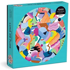 Galison 9780735373242 Mina Hamada Luna de Flor Round Jigsaw Puzzle, Vibrant Colors Galison 9780735373242 Mina Hamada Luna de Flor Round Jigsaw Puzzle, Vibrant Colors