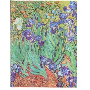 Paperblanks Van Gogh’s Irises Ultra Lined Hardcover Journal: Hardcover, 120 gsm, ribbon marker, memento pouch, elastic closure, book edge printing Paperblanks Van Gogh’s Irises Ultra Lined Hardcover Journal: Hardcover, 120 gsm, ribbon marker, memento pouch, elastic closure, book edge printing