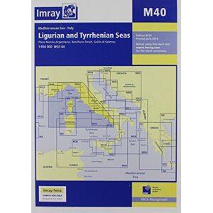 Imray Chart M40: Ligurian and Tyrrhenian Sea Imray Chart M40: Ligurian and Tyrrhenian Sea