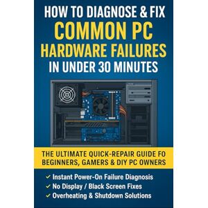 Dawkins, Joshua How to Diagnose & Fix Common PC Hardware Failures in Under 30 Minutes: A Practical Guide for DIY PC Users, Gamers, and Small Repair Shops Dawkins, Joshua How to Diagnose & Fix Common PC Hardware Failures in Under 30 Minutes: A Practical Guide for DIY PC Users, Gamers, and Small Repair Shops