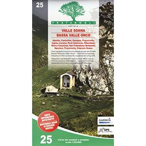 Fraternali Editore Valle Orco Val Soana: 25 (wandelkaart) Fraternali Editore Valle Orco Val Soana: 25 (wandelkaart)