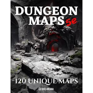 Dice Arcana Dungeon Maps 5e: 120 Maps for Game Master to Plan & Customize Encounters 5th Edition Tabletop Role Playing Game Blank Maps Craft Adventures in ... Temples and other Fantasy TTRPG Locations. Dice Arcana Dungeon Maps 5e: 120 Maps for Game Master to Plan & Customize Encounters 5th Edition Tabletop Role Playing Game Blank Maps Craft Adventures in ... Temples and other Fantasy TTRPG Locations.