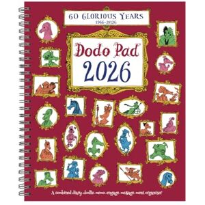 Dodo, Lord The Dodo Pad Original Desk Diary 2026 Week to View, Calendar Year Diary: A Diary-Organiser-Planner Book with space for up to 5 people/appointments/activities. UK made, sustainable, plastic free Dodo, Lord The Dodo Pad Original Desk Diary 2026 Week to View, Calendar Year Diary: A Diary-Organiser-Planner Book with space for up to 5 people/appointments/activities. UK made, sustainable, plastic free