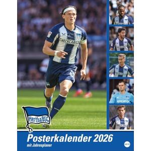 Hertha BSC Posterkalender 2026: Fotokalender mit den Spielern des Hertha BSC. Praktischer Jahres-Wandkalender 2026 für Fußballfans. Hochwertiger Bild-Kalender zum Aufhängen. Hertha BSC Posterkalender 2026: Fotokalender mit den Spielern des Hertha BSC. Praktischer Jahres-Wandkalender 2026 für Fußballfans. Hochwertiger Bild-Kalender zum Aufhängen.