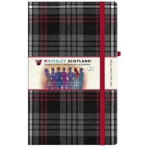 Scotland, Waverley Auld Lang Syne Grey Tartan Notebook: Large 21cm x 13cm: Waverley Scotland Tartan Cloth Commonplace Notebook (Waverley Scotland Tartan Cloth Commonplace Notebooks) Scotland, Waverley Auld Lang Syne Grey Tartan Notebook: Large 21cm x 13cm: Waverley Scotland Tartan Cloth Commonplace Notebook (Waverley Scotland Tartan Cloth Commonplace Notebooks)