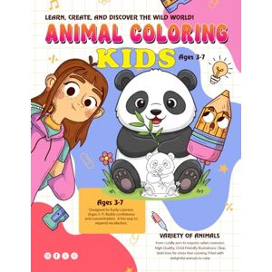 Vadhvani, Mr Jay Animal Coloring Book for Kids Ages 3-7: Fun and Easy Big Coloring Pages of Animals for Toddlers and Preschoolers: An Adorable Collection of Over 25 ... Ages 2-6 to Boost Creativity and Learn Fine M Vadhvani, Mr Jay Animal Coloring Book for Kids Ages 3-7: Fun and Easy Big Coloring Pages of Animals for Toddlers and Preschoolers: An Adorable Collection of Over 25 ... Ages 2-6 to Boost Creativity and Learn Fine M