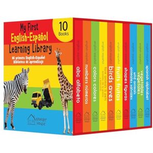 Wonder House Books My First English Español Learning Library (Mi Primea English Español Learning Library) : Boxset of 10 English Spanish Board Books: Mi Primea English Espanol Biblioteca de Aprendizaje Wonder House Books My First English Español Learning Library (Mi Primea English Español Learning Library) : Boxset of 10 English Spanish Board Books: Mi Primea English Espanol Biblioteca de Aprendizaje