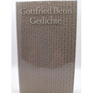 Benn, Gottfried Sämtliche Gedichte Benn, Gottfried Sämtliche Gedichte