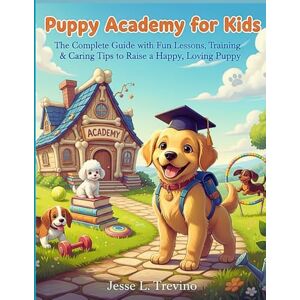 L. Trevino, Jesse Puppy Academy for Kids: The Complete Guide with Fun Lessons, Training Games & Caring Tips to Raise a Happy, Loving Puppy L. Trevino, Jesse Puppy Academy for Kids: The Complete Guide with Fun Lessons, Training Games & Caring Tips to Raise a Happy, Loving Puppy