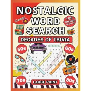 Nerdy Skull Puzzle Books Nostalgic Word Search Decades of Trivia: 100 Large Print, Fun Word Find Brain Games for Seniors to Spark Memories and Boost Cognition (Best Gifts for Seniors and Adults) Nerdy Skull Puzzle Books Nostalgic Word Search Decades of Trivia: 100 Large Print, Fun Word Find Brain Games for Seniors to Spark Memories and Boost Cognition (Best Gifts for Seniors and Adults)