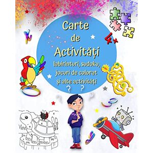 Kim, Maryan Ben Carte de Activități 4+: Jocuri variate, interesante și distractive pentru copii vârsta 4 ani + Kim, Maryan Ben Carte de Activități 4+: Jocuri variate, interesante și distractive pentru copii vârsta 4 ani +