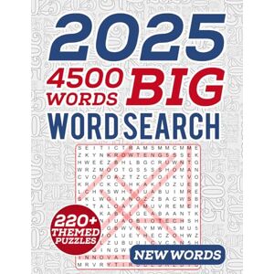 Wordsmith, W. O. 2025 Big Word Search Book:: Large Print Puzzles for Adults, Seniors and Teens, 4500 Words, 220+ Themed Puzzles for Stress Relief and Relaxation Wordsmith, W. O. 2025 Big Word Search Book:: Large Print Puzzles for Adults, Seniors and Teens, 4500 Words, 220+ Themed Puzzles for Stress Relief and Relaxation