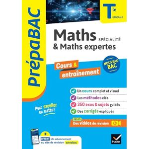 Abadie, Michel Prépabac Maths (spécialité) & Maths expertes (option) Tle générale Bac 2026: cours, méthodes & sujets corrigés (programme de Terminale): 4 Abadie, Michel Prépabac Maths (spécialité) & Maths expertes (option) Tle générale Bac 2026: cours, méthodes & sujets corrigés (programme de Terminale): 4