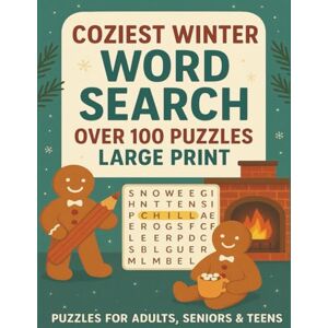 Puzzles Books, Clause The Coziest Winter Word Search: Holiday Activity Word Search Puzzle Book for Winter & Christmas – Large Print 8.5 x 11, 206 Pages with Over 100 Festive Puzzles for Adults, Seniors & Teens Puzzles Books, Clause The Coziest Winter Word Search: Holiday Activity Word Search Puzzle Book for Winter & Christmas – Large Print 8.5 x 11, 206 Pages with Over 100 Festive Puzzles for Adults, Seniors & Teens