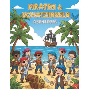 Verlag, VenAu Mein Piraten- und Schatzinsel-Malbuch: Ein Abenteuer-Malbuch mit Schatzinseln, Seemonstern und furchtlosen Piraten Abenteuerliches Malbuch für ... und geheimnisvolle Inseln zum Ausmalen Verlag, VenAu Mein Piraten- und Schatzinsel-Malbuch: Ein Abenteuer-Malbuch mit Schatzinseln, Seemonstern und furchtlosen Piraten Abenteuerliches Malbuch für ... und geheimnisvolle Inseln zum Ausmalen