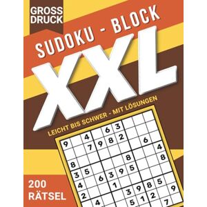 Schaffer, Jochen Sudoku Großdruck XXL für Erwachsene und Senioren 200 gut lesbare Rätsel von leicht bis schwer mit extra großen Zahlen: Übersichtlicher Sudoku-Block ... – Rätselserie für Erwachsene und Senioren) Schaffer, Jochen Sudoku Großdruck XXL für Erwachsene und Senioren 200 gut lesbare Rätsel von leicht bis schwer mit extra großen Zahlen: Übersichtlicher Sudoku-Block ... – Rätselserie für Erwachsene und Senioren)