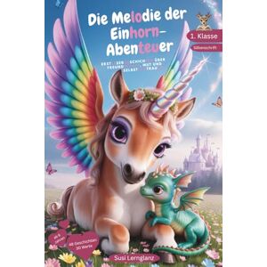 Lernglanz, Susi Die Melodie der Einhorn-Abenteuer: Erstleserbuch 1. Klasse in Silbenschrift: Leseförderung für Kinder, ideal zum Lesenlernen. Mit farbig markierten ... für Erstleser mit Herz & Fantasie) Lernglanz, Susi Die Melodie der Einhorn-Abenteuer: Erstleserbuch 1. Klasse in Silbenschrift: Leseförderung für Kinder, ideal zum Lesenlernen. Mit farbig markierten ... für Erstleser mit Herz & Fantasie)