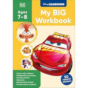 DK Disney Learning Big Workbook Ages 7-8 (Year 3): KS1 Maths & English Workbook for Kids, Aligned with National Curriculum DK Disney Learning Big Workbook Ages 7-8 (Year 3): KS1 Maths & English Workbook for Kids, Aligned with National Curriculum
