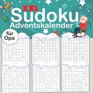 Jim, Coloring with XXL Sudoku Adventskalender für Opa: Tägliche Denkpause mit drei Rätseln in drei Schwierigkeitsgraden entspannter Rätselspaß und perfektes Geschenk Jim, Coloring with XXL Sudoku Adventskalender für Opa: Tägliche Denkpause mit drei Rätseln in drei Schwierigkeitsgraden entspannter Rätselspaß und perfektes Geschenk