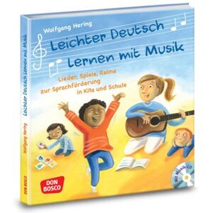 Hering, Wolfgang Leichter Deutsch lernen mit Musik, m. Audio-CD und Bildkarten: Lieder, Spiele, Reime zur Sprachförderung in Kita und Schule Hering, Wolfgang Leichter Deutsch lernen mit Musik, m. Audio-CD und Bildkarten: Lieder, Spiele, Reime zur Sprachförderung in Kita und Schule