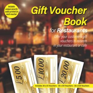 Publishing, Herbert Gift Voucher Book For Restaurants: Includes £5, £10 and £20 Gift Vouchers Which Can Be Sold To Customers To Redeem At A Later Date Publishing, Herbert Gift Voucher Book For Restaurants: Includes £5, £10 and £20 Gift Vouchers Which Can Be Sold To Customers To Redeem At A Later Date