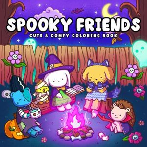 Fluff, Color Spooky Friends: Cute Coloring Book for Adults and Teens Featuring Adorable Animal Characters and Creepy Creatures in Cozy Hygge Moments for Relaxation (Adorable Friends) Fluff, Color Spooky Friends: Cute Coloring Book for Adults and Teens Featuring Adorable Animal Characters and Creepy Creatures in Cozy Hygge Moments for Relaxation (Adorable Friends)