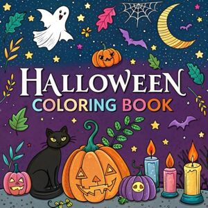 Geringer, Jessica Calming Halloween Coloring Book featuring Cute Creepy Creatures: Perfect for Adults and Teens, Moments for Relaxation Geringer, Jessica Calming Halloween Coloring Book featuring Cute Creepy Creatures: Perfect for Adults and Teens, Moments for Relaxation