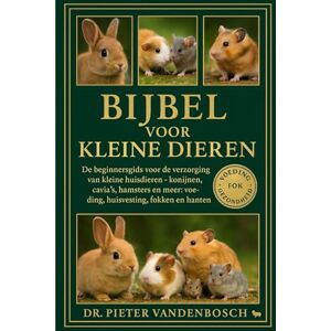 Vandenbosch, Dr. Pieter Bijbel Voor Kleine Dieren: De beginnersgids voor de verzorging van kleine huisdieren – konijnen, cavia's, hamsters en meer: voeding, huisvesting, fokken en hanteren Vandenbosch, Dr. Pieter Bijbel Voor Kleine Dieren: De beginnersgids voor de verzorging van kleine huisdieren – konijnen, cavia's, hamsters en meer: voeding, huisvesting, fokken en hanteren