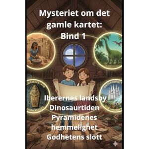 Homs, Joan Jordi Guitart Mysteriet om det gamle kartet: Bind 1 Iberernes landsby Dinosaurtiden Pyramidenes hemmelighet Godhetens slott Homs, Joan Jordi Guitart Mysteriet om det gamle kartet: Bind 1 Iberernes landsby Dinosaurtiden Pyramidenes hemmelighet Godhetens slott
